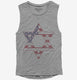 I Support Israel grey Womens Muscle Tank