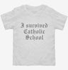 I Survived Catholic School Saying Toddler Shirt 666x695.jpg?v=1700548396