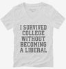 I Survived College Without Becoming A Liberal Womens Vneck Shirt 666x695.jpg?v=1700399118