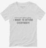 I Want To Offend Everybody Womens Vneck Shirt 666x695.jpg?v=1700632680
