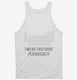 I Wear This Periodically Funny Nerd Scientist white Tank