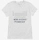 I Wear This Periodically Funny Nerd Scientist white Womens