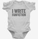 I Write Fanfiction white Infant Bodysuit