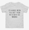 Id Agree With You But Then Wed Both Be Wrong Toddler Shirt 666x695.jpg?v=1700641018