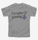 I'd Rather Be Video Gaming grey Youth Tee