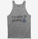 I'd Rather Be Video Gaming grey Tank
