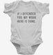 If I Offended You My Work Here Is Done white Infant Bodysuit