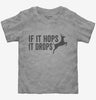 If It Hops It Drops Funny Hunting Toddler