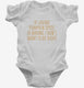 If Loving Pumpkin Spice Is Wrong Funny white Infant Bodysuit