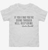If You Find Youre Going Through Hell Keep Going Toddler Shirt 666x695.jpg?v=1700546975