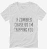 If Zombies Chase Us Womens Vneck Shirt 666x695.jpg?v=1700546844