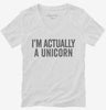 Im Actually A Unicorn Womens Vneck Shirt 666x695.jpg?v=1700411835