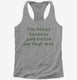 I'm Blunt Because God Rolled Me That Way Weed Stoner  Womens Racerback Tank