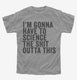 I'm Gonna Have To Science The Shit Outta This grey Youth Tee