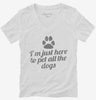 Im Just Here To Pet All The Dogs Womens Vneck Shirt 666x695.jpg?v=1700546139