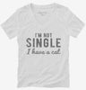 Im Not Single Funny Womens Vneck Shirt 666x695.jpg?v=1700545396