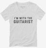 Im With The Guitarist Womens Vneck Shirt 666x695.jpg?v=1700357546