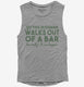 Irishman Walks Out Of A Bar Funny Joke grey Womens Muscle Tank
