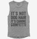 It's Not Dog Hair It's Canine Confetti  Womens Muscle Tank