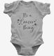 It's a Cancer Thing Zodiac Birthday Gift  Infant Bodysuit