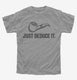 Just Deuce It Funny grey Youth Tee