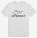 Just Deuce It Funny white Mens