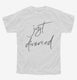 Just Divorced white Youth Tee