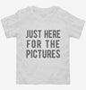 Just Here For The Pictures Toddler Shirt 666x695.jpg?v=1700419859