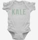 Kale white Infant Bodysuit