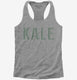 Kale grey Womens Racerback Tank