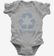 Karma Symbol grey Infant Bodysuit