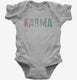Karma grey Infant Bodysuit