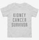 Kidney Cancer Survivor white Toddler Tee