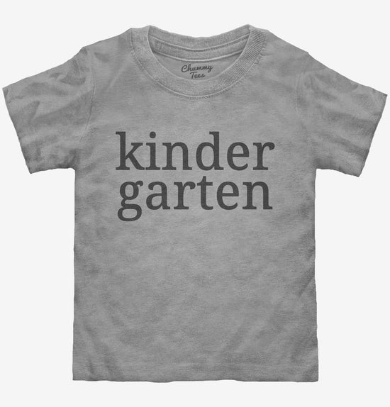 Kindergarten Back To School T-Shirt