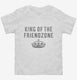 King of The Friendzone white Toddler Tee