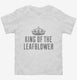 King of The Leafblower white Toddler Tee