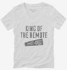 King Of The Remote Womens Vneck Shirt 666x695.jpg?v=1700492336