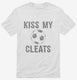 Kiss My Cleats white Mens