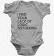 Lack of Logic Disturbing Funny  Infant Bodysuit