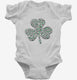 Leopard Shamrock white Infant Bodysuit