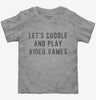 Lets Cuddle And Play Video Games Toddler