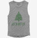 Let's Get Lit Christmas Tree  Womens Muscle Tank