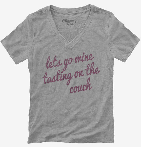 Lets Go Wine Tasting On The Couch T-Shirt