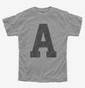 Letter A Initial Monogram Kids