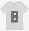 Letter B Initial Monogram Womens Vneck Shirt 666x695.jpg?v=1700363144