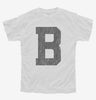 Letter B Initial Monogram Youth