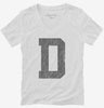 Letter D Initial Monogram Womens Vneck Shirt 666x695.jpg?v=1700363055