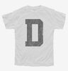 Letter D Initial Monogram Youth