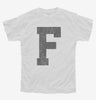 Letter F Initial Monogram Youth