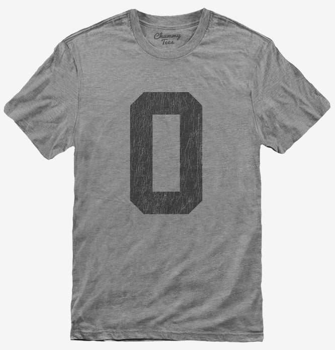 Letter O Initial Monogram T-Shirt